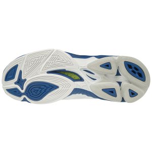Mizuno Wave Lightning Z6 Παπουτσια Βολλευ Ανδρικα - Ασπρα/Μπλε